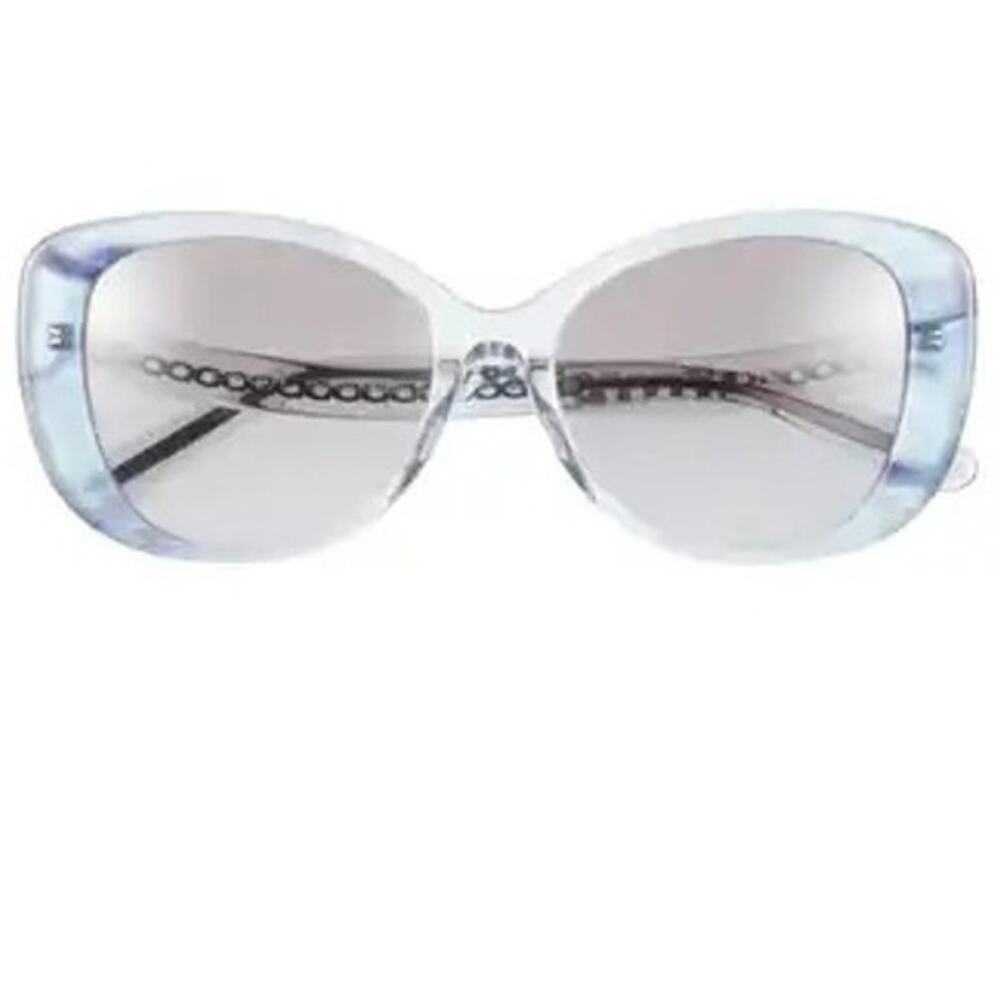 Coach HC8322 C6183 sunglasses transparent blue ombré frame tinted gradient - Picture 1 of 7